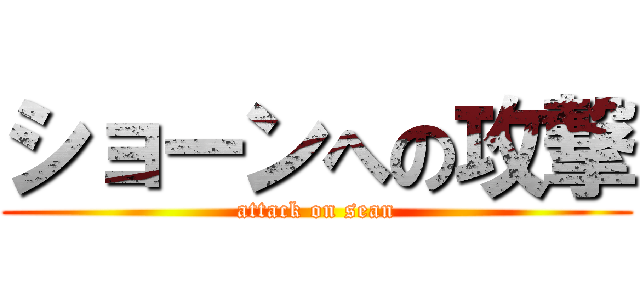 ショーンへの攻撃 (attack on sean)