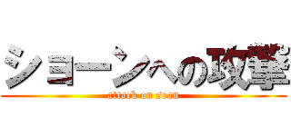 ショーンへの攻撃 (attack on sean)