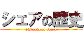 シェアの歴史 (historia of share)