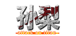 孙梨 (attack on titan)