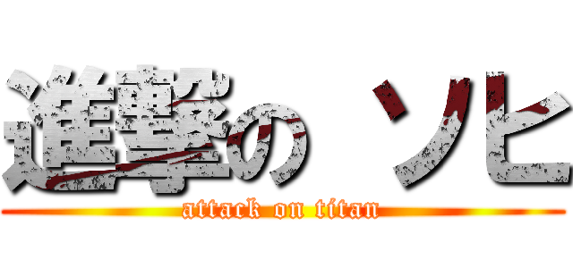 進撃の ソヒ (attack on titan)