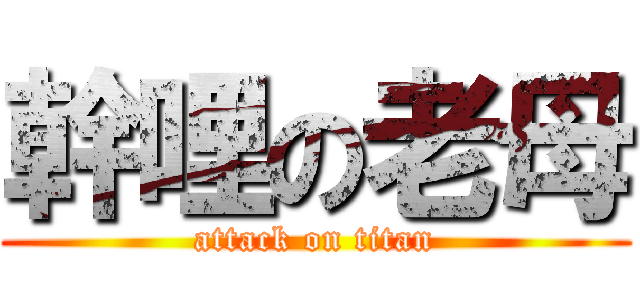 幹哩の老母 (attack on titan)