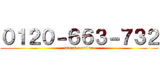 ０１２０－６６３－７３２ (attack on titan)