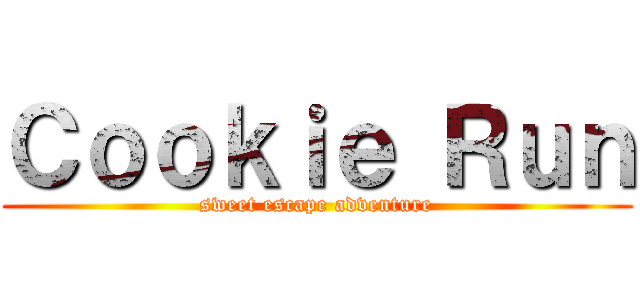 Ｃｏｏｋｉｅ Ｒｕｎ (sweet escape adventure)