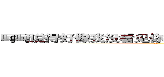 呵呵说得好像我没看见你从神经病院里出来一样 (db)