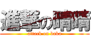 進撃の晴晴 (attack on baka)