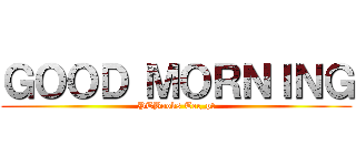 ＧＯＯＤ ＭＯＲＮＩＮＧ (PTBooks Ter_pt)