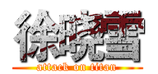 徐晓雪 (attack on titan)