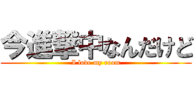 今進撃中なんだけど (I love my room)