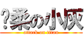 溫柔の小灰 (attack on titan)