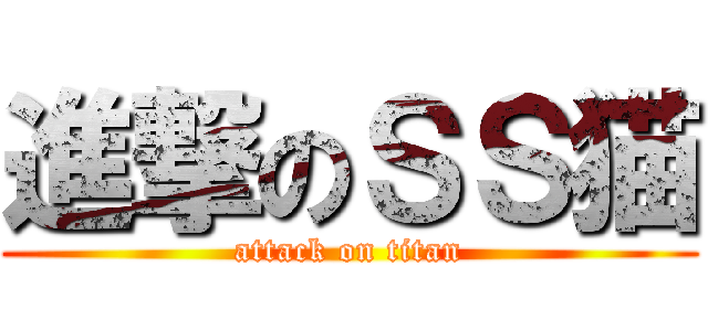 進撃のＳＳ猫 (attack on titan)