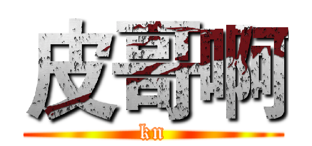 皮哥啊 (kn)