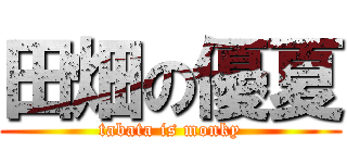 田畑の優夏 (tabata is monky)