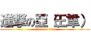 進撃の亞（王韋） (attack on titan)