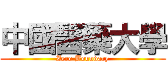 中國醫藥大學 (Zero Boundary)