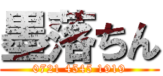 墨落ちん (0721 4545 1919)