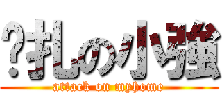 掙扎の小強 (attack on myhome)