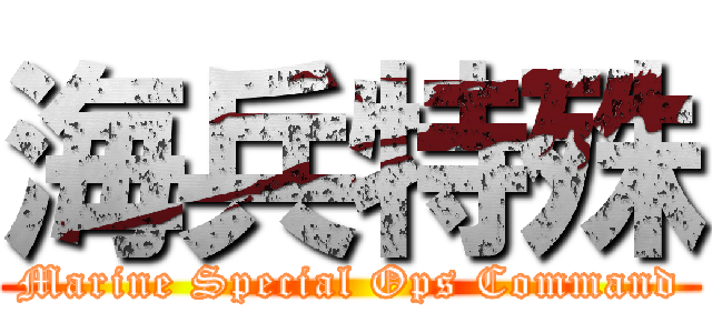 海兵特殊 (Marine Special Ops Command)