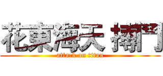 花東海天 搏鬥 (attack on titan)