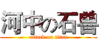 河中の石兽 (attack on titan)
