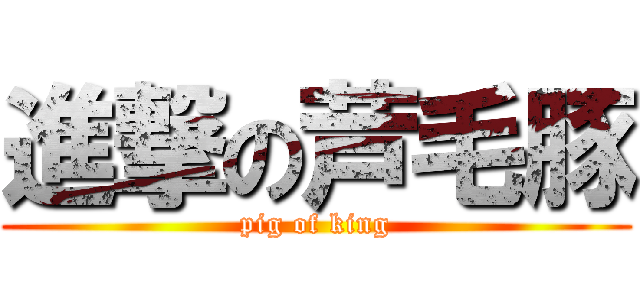 進撃の芦毛豚 (pig of king)