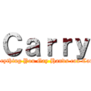 Ｃａｒｒｙ (Everything You Gay Hands can Carry)