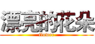 漂亮的花朵 (flower)