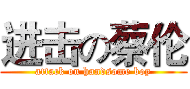 进击の蔡伦 (attack on handsome boy)