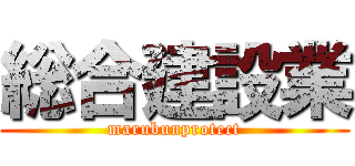 総合建設業 (marubunprotect)