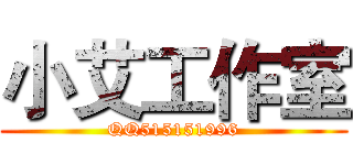 小艾工作室 (QQ515151996)