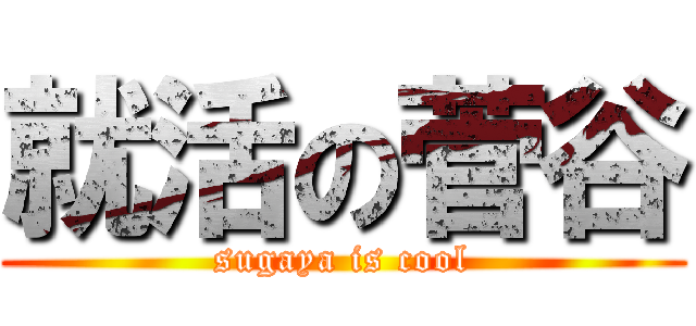 就活の菅谷 (sugaya is cool)