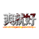 爽就好 (as soung as you wish)
