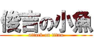 俊吉の小魚 (attack on titan)