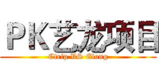 ＰＫ艺龙项目 (Ctrip VS Elong)