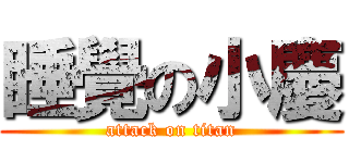 睡覺の小慶 (attack on titan)