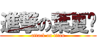 進撃の葉夏璐 (attack on titan)