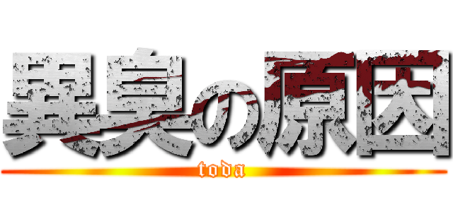 異臭の原因 (toda)