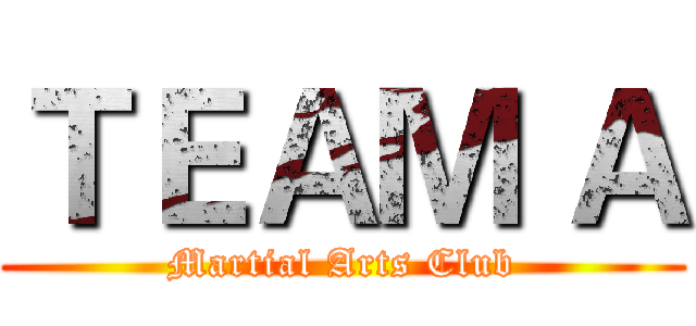 ＴＥＡＭ Ａ (Martial Arts Club)