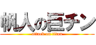 帆人の巨チン (attack on titan)