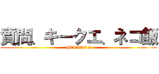 質問、キークエ、ネコ飯 (HETARE Z)