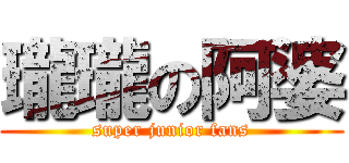 瓏瓏の阿婆 (super junior fans)
