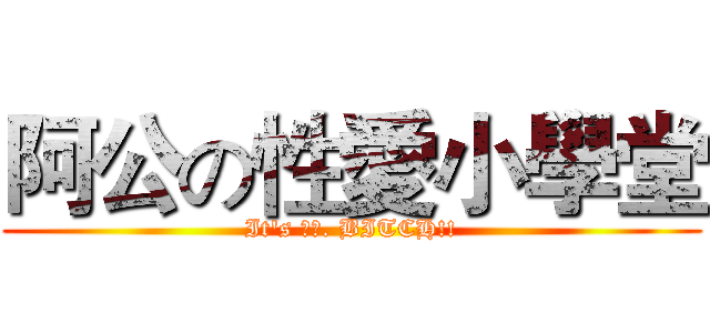 阿公の性愛小學堂 (It's 阿公. BITCH!!)