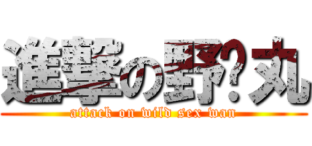 進撃の野战丸 (attack on wild sex wan)