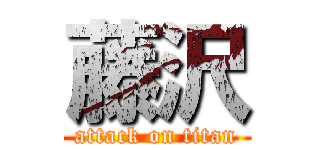 藤沢 (attack on titan)