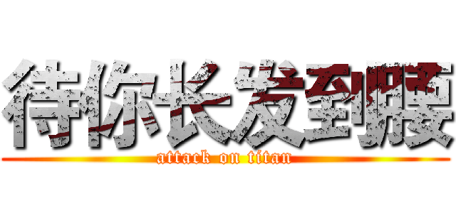 待你长发到腰 (attack on titan)