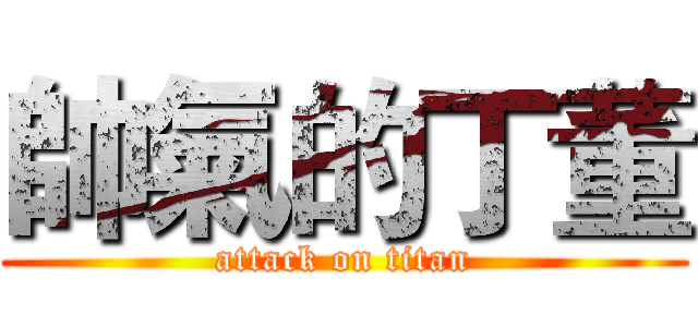 帥氣的丁董 (attack on titan)