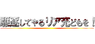 駆逐してやるリア充どもを！ ()