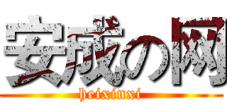 安成の网 (heixinxi)