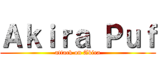 Ａｋｉｒａ Ｐｕｆ (attack on Akira)