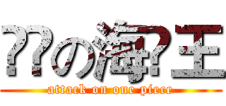 進撃の海賊王 (attack on one piece)